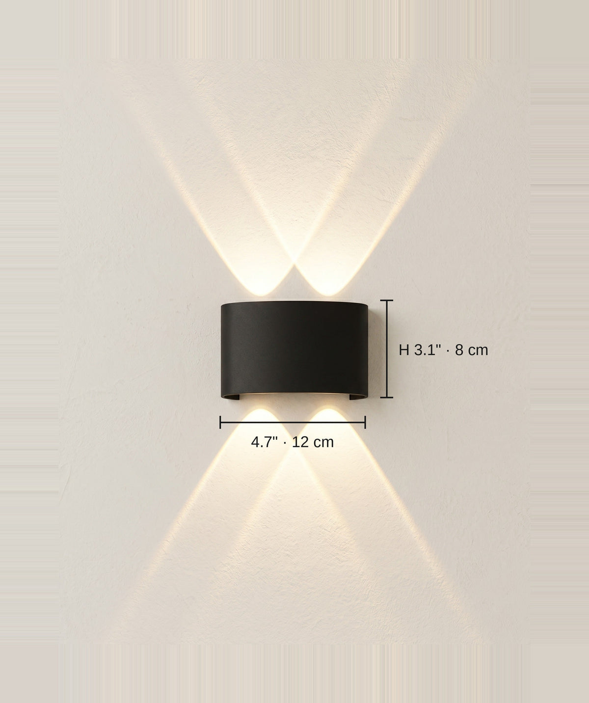 Oazo - dimensions 12cm 4W