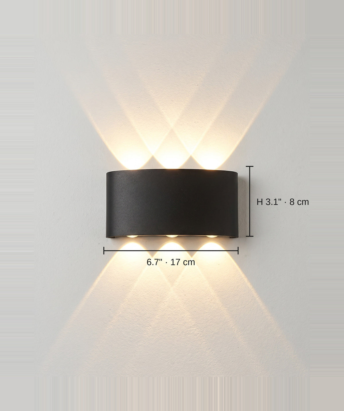 Oazo - dimensions 17cm 6W