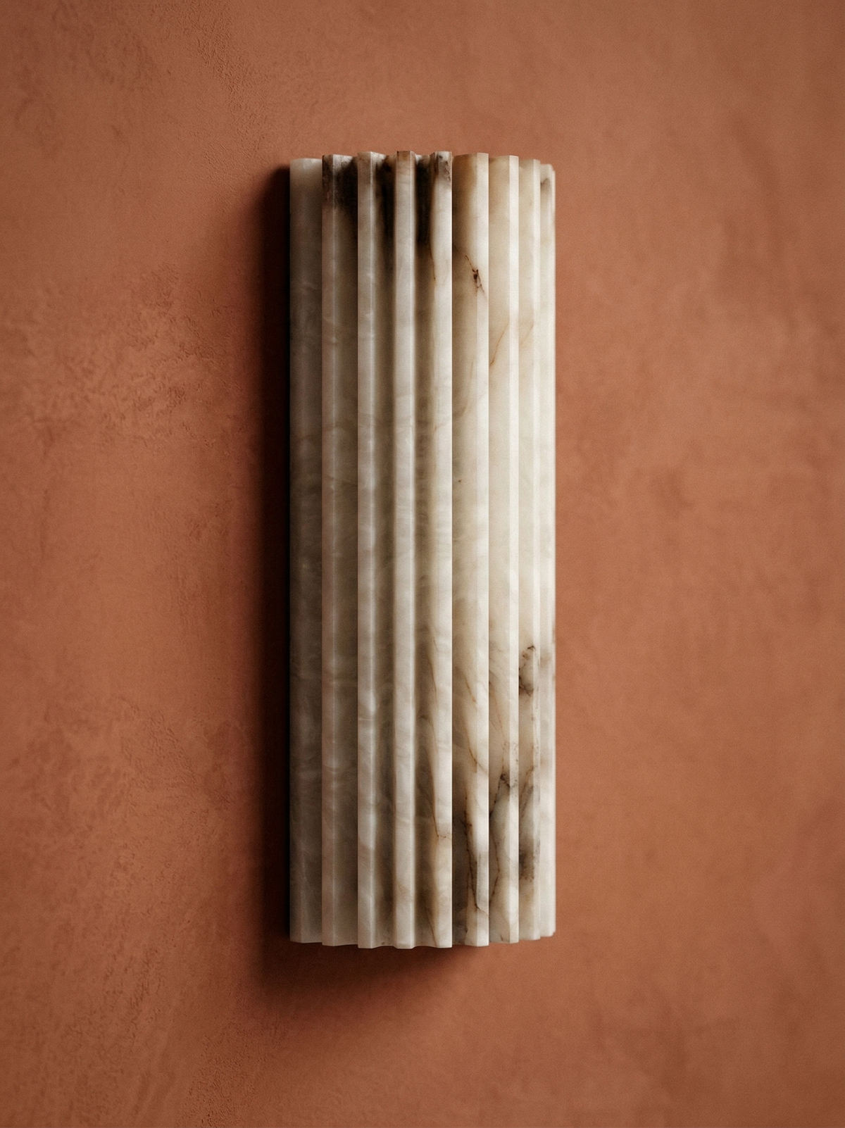 Applique Murale en Albâtre Véritable – Aléa