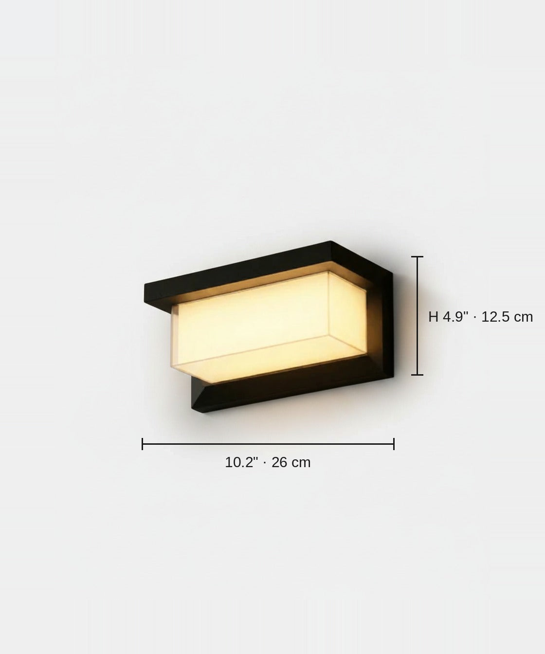 Mera - dimensions modèle compact 18W